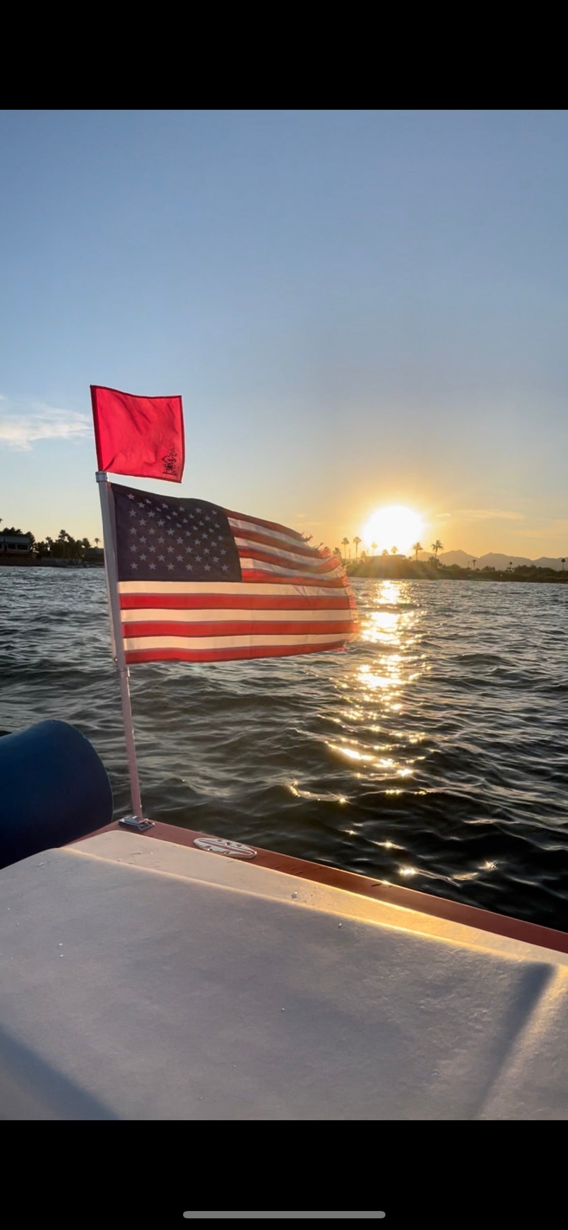 Boat Flagpole and Transom Mount for 1/2” U-Bolt “No Drilling”