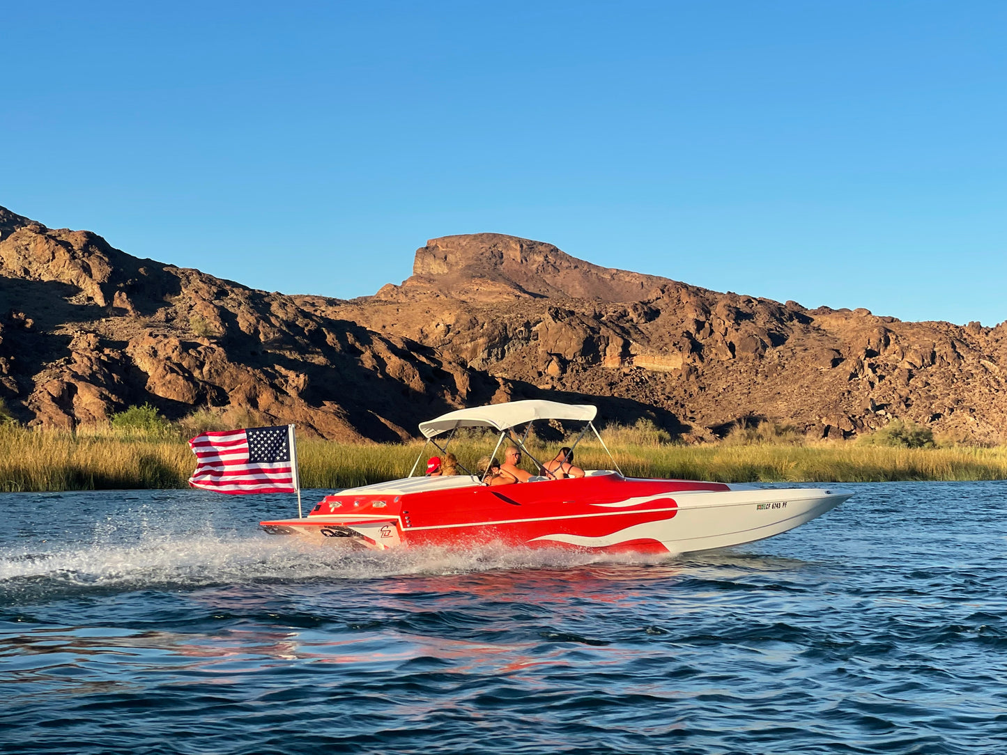 Boat Flagpole and Transom Mount for 1/2” U-Bolt “No Drilling”