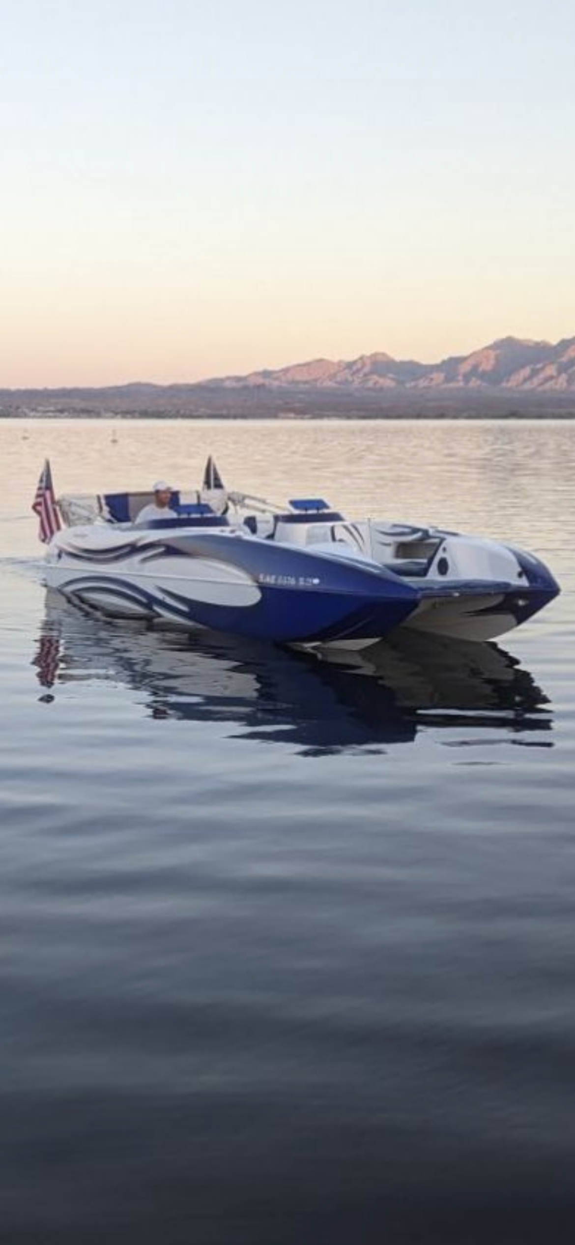 Boat Flagpole and Transom Mount for 1/2” U-Bolt “No Drilling”