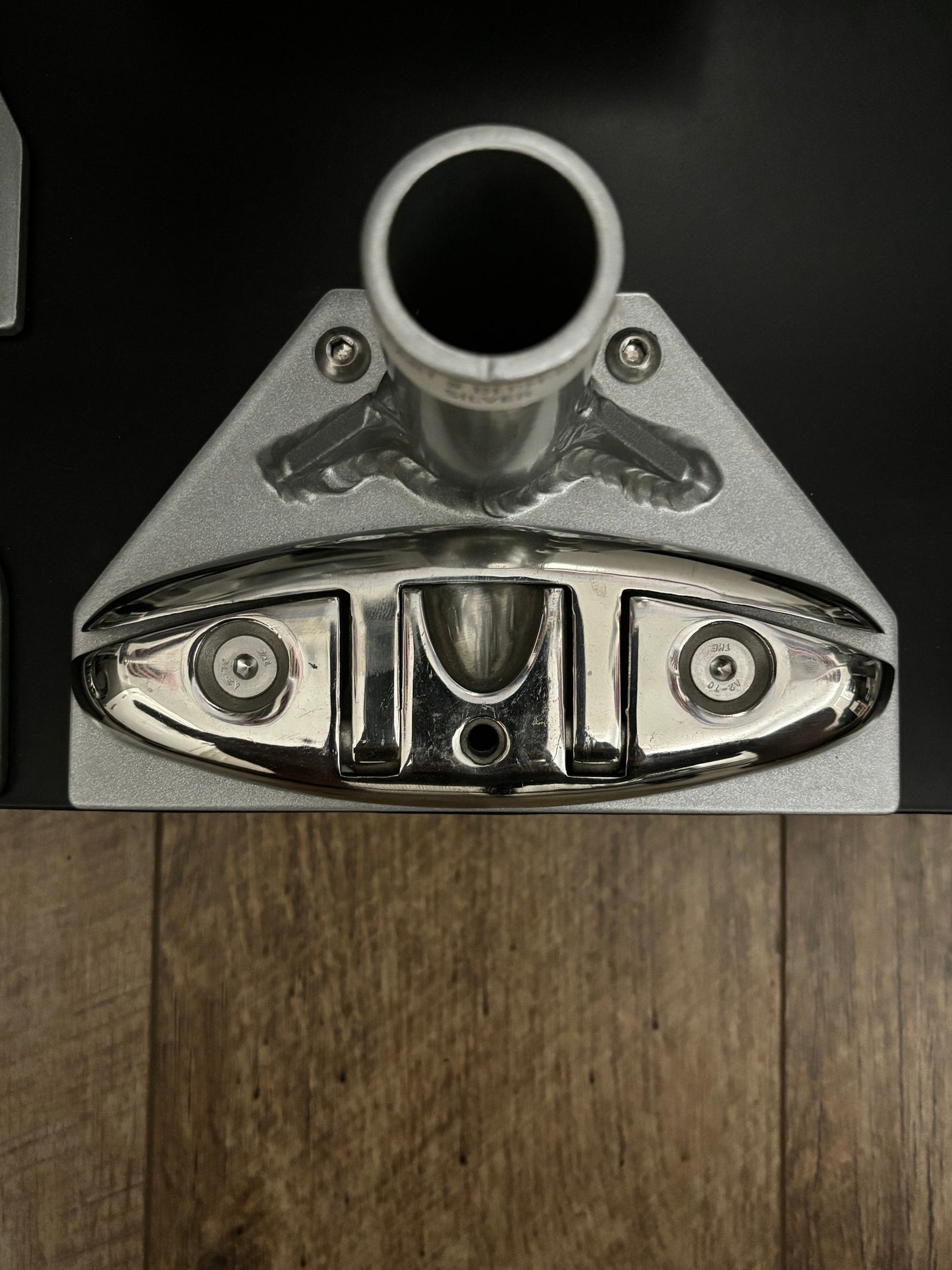 Boat Flagpole and Mount for 6” Folding Dock Cleat
