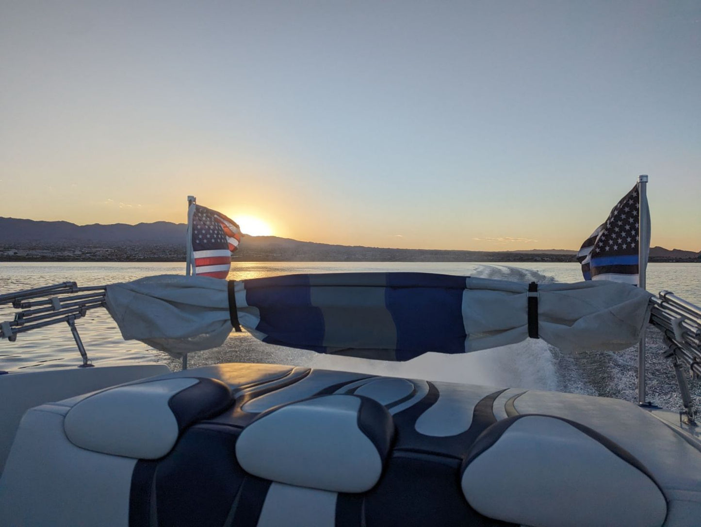 Boat Flagpole and Transom Mount for 1/2” U-Bolt “No Drilling”