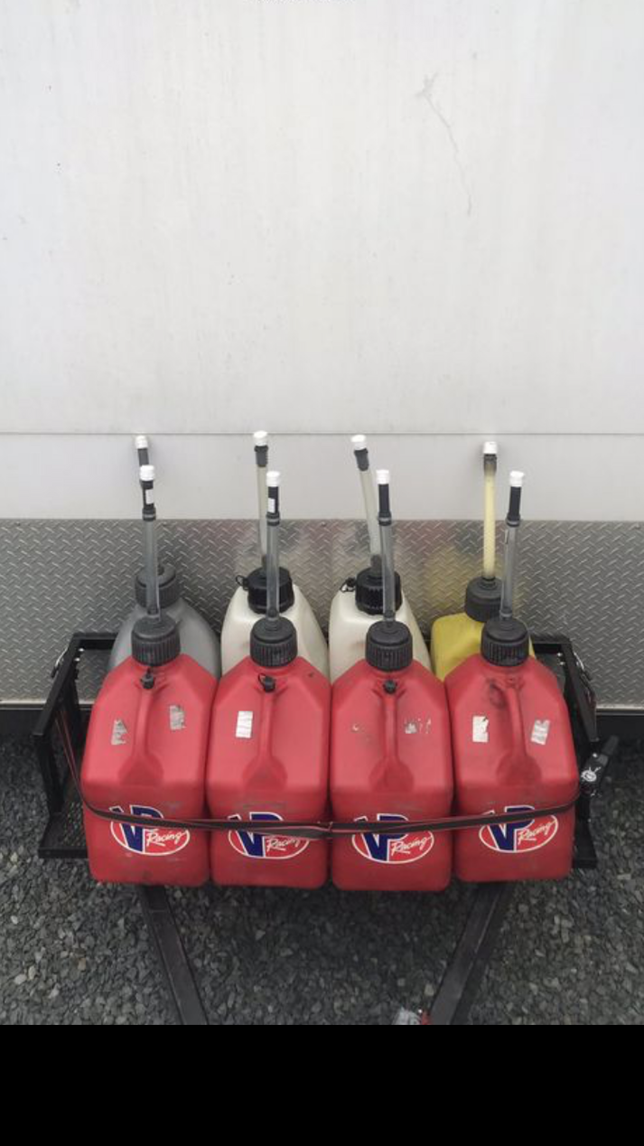 Trailer Gas Can Rack – Custom Insanity