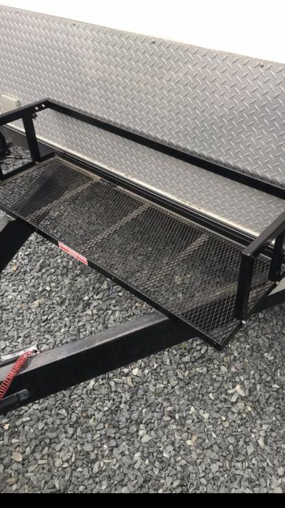Trailer Gas Can Rack
