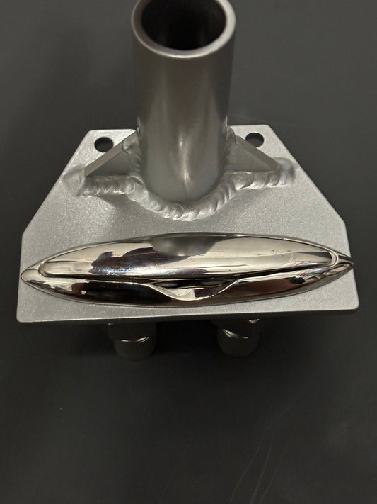 Boat Flagpole and Mount for 5” Pull up Dock Cleat