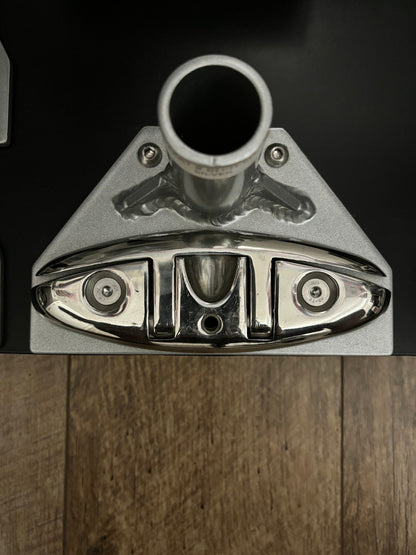 Boat Flagpole and Mount for 6” Folding Dock Cleat